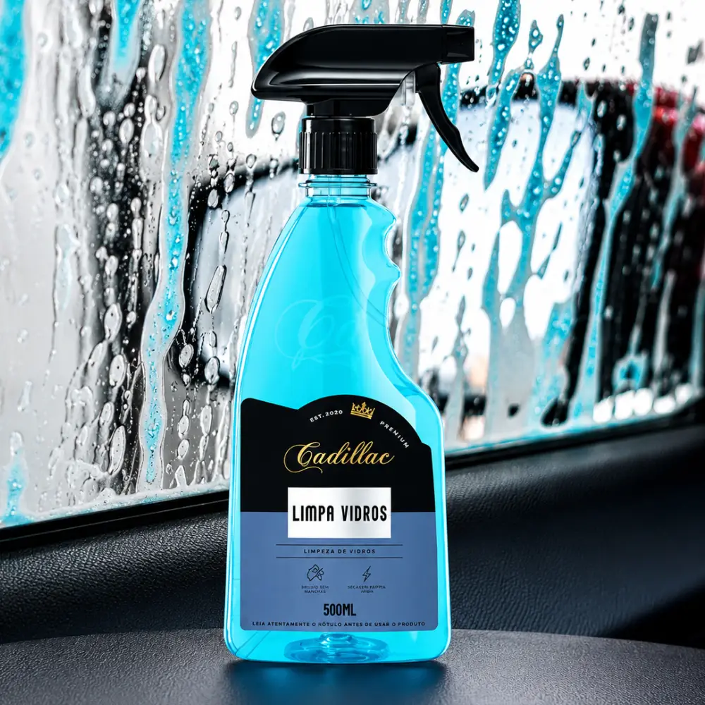 Limpa Vidros 500ml com Borrifador Cadillac