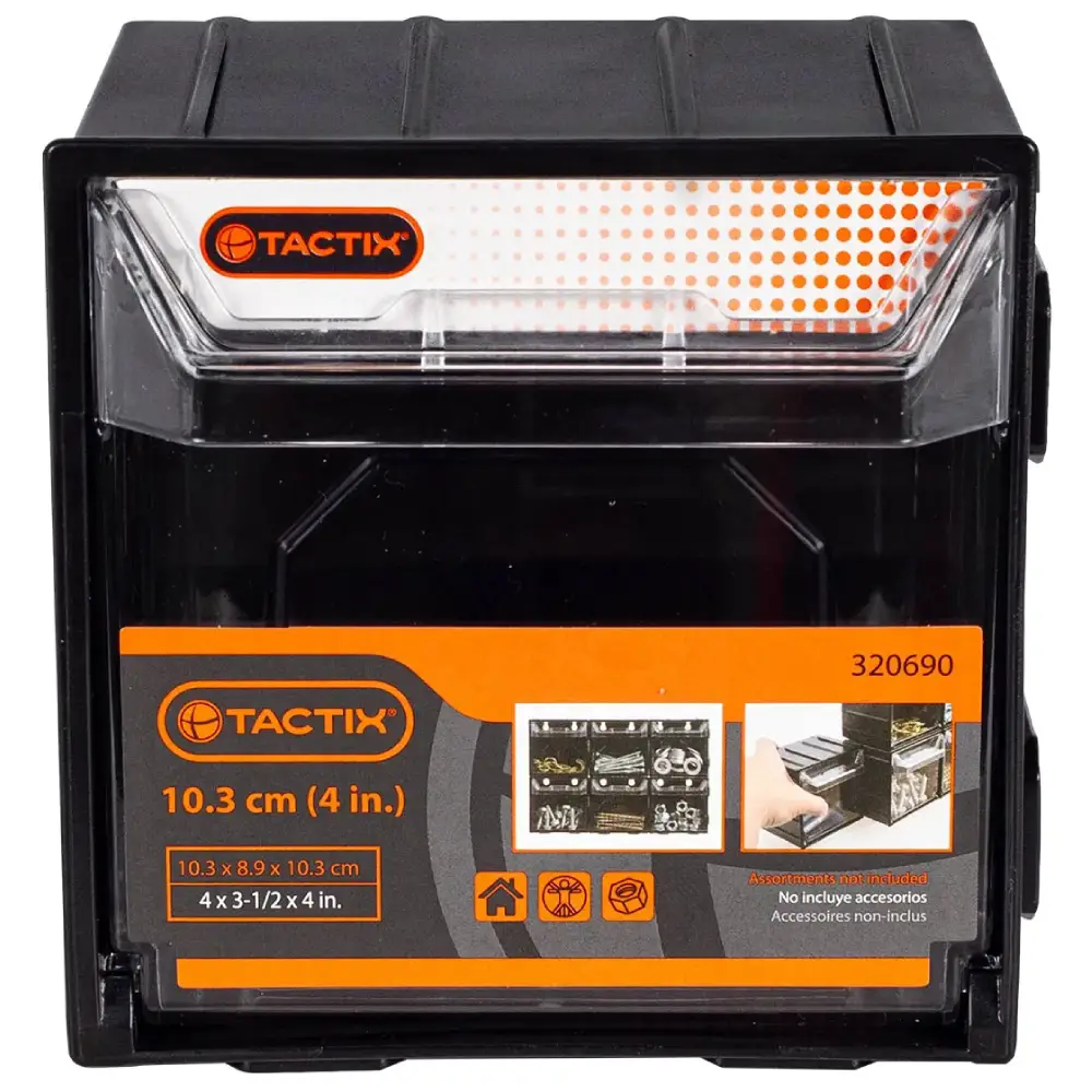 Caixa Organizadora Modular 10,3x8,9x10,3cm 583.0014 Tactix
