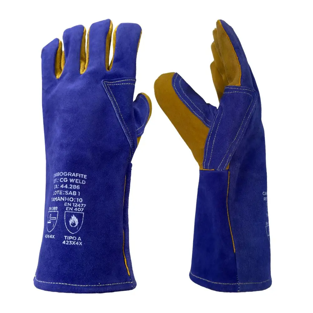 Luva de Solda CG Weld Azul Carbográfite