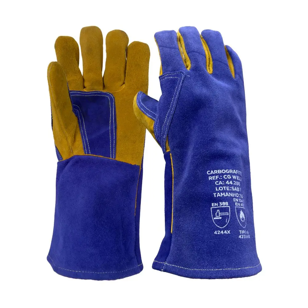 Luva de Solda CG Weld Azul Carbográfite
