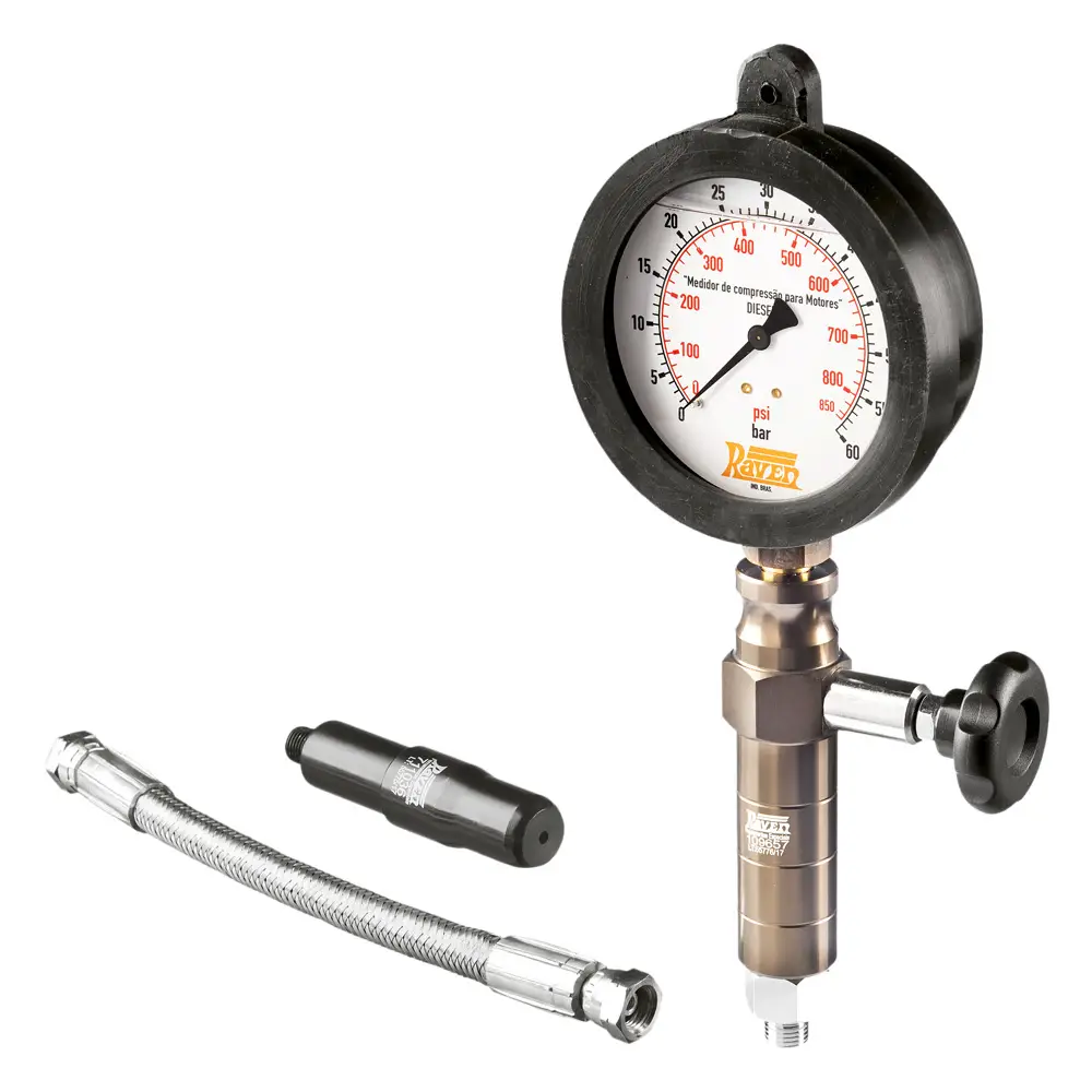 Medidor Compressão Diesel 0-60 Bar 109657 Raven