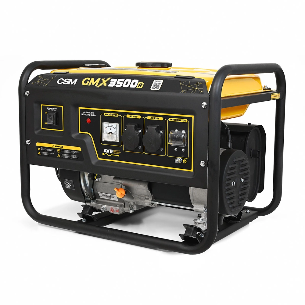 Gerador Gasolina 3,0kVA Bivolt GMX 3500R CSM