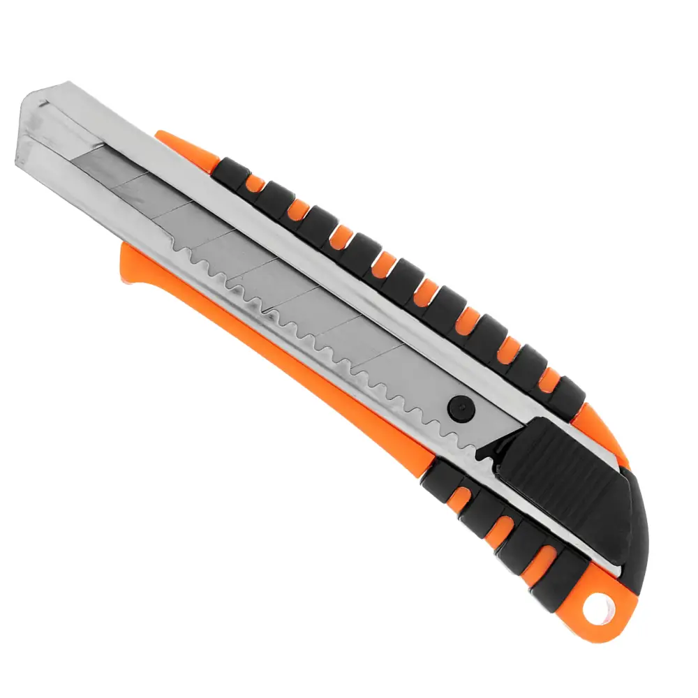 Estilete18 mm com Guia de Metal Bimaterial Sparta 