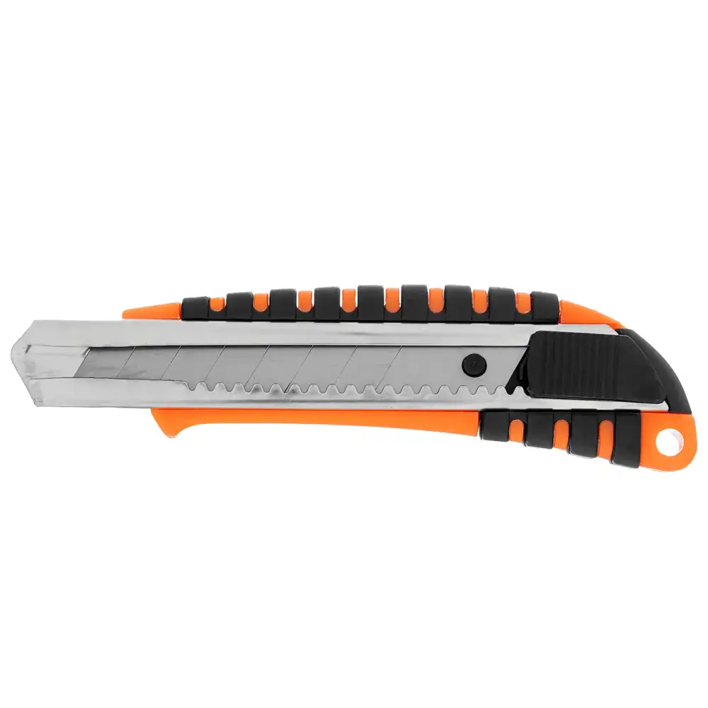 Estilete18 mm com Guia de Metal Bimaterial Sparta 