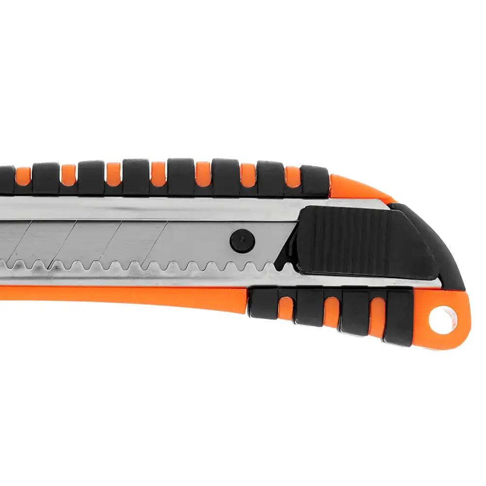 Estilete18 mm com Guia de Metal Bimaterial Sparta 