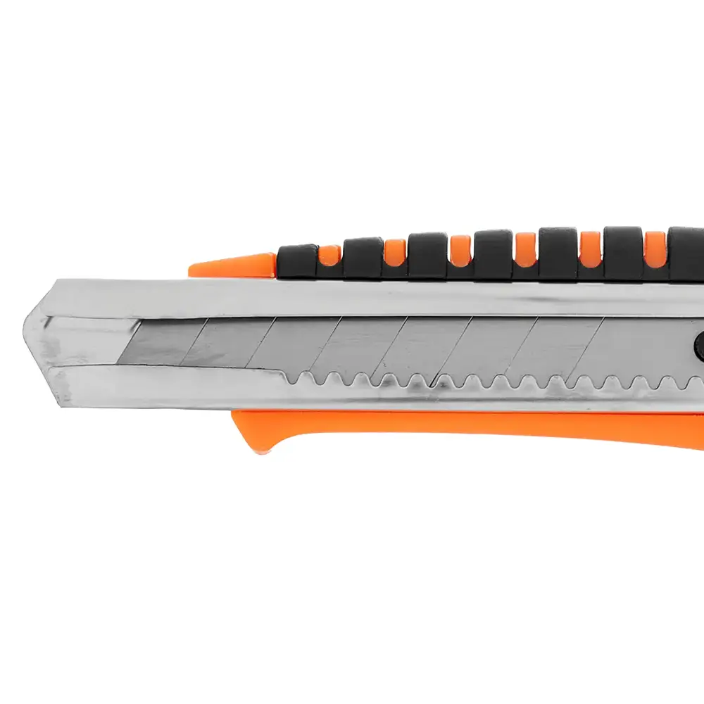 Estilete18 mm com Guia de Metal Bimaterial Sparta 