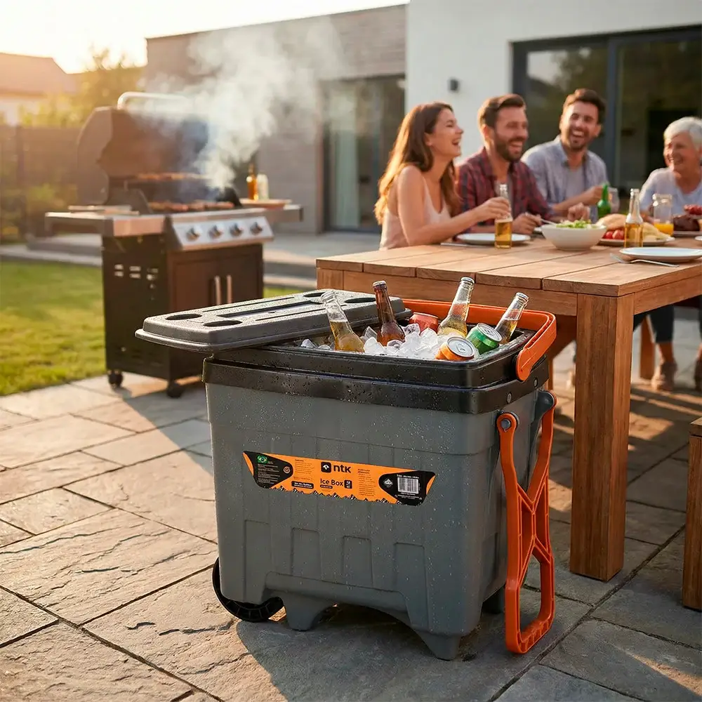 Caixa Térmica Ice Box 34 Litros com Rodas NTK