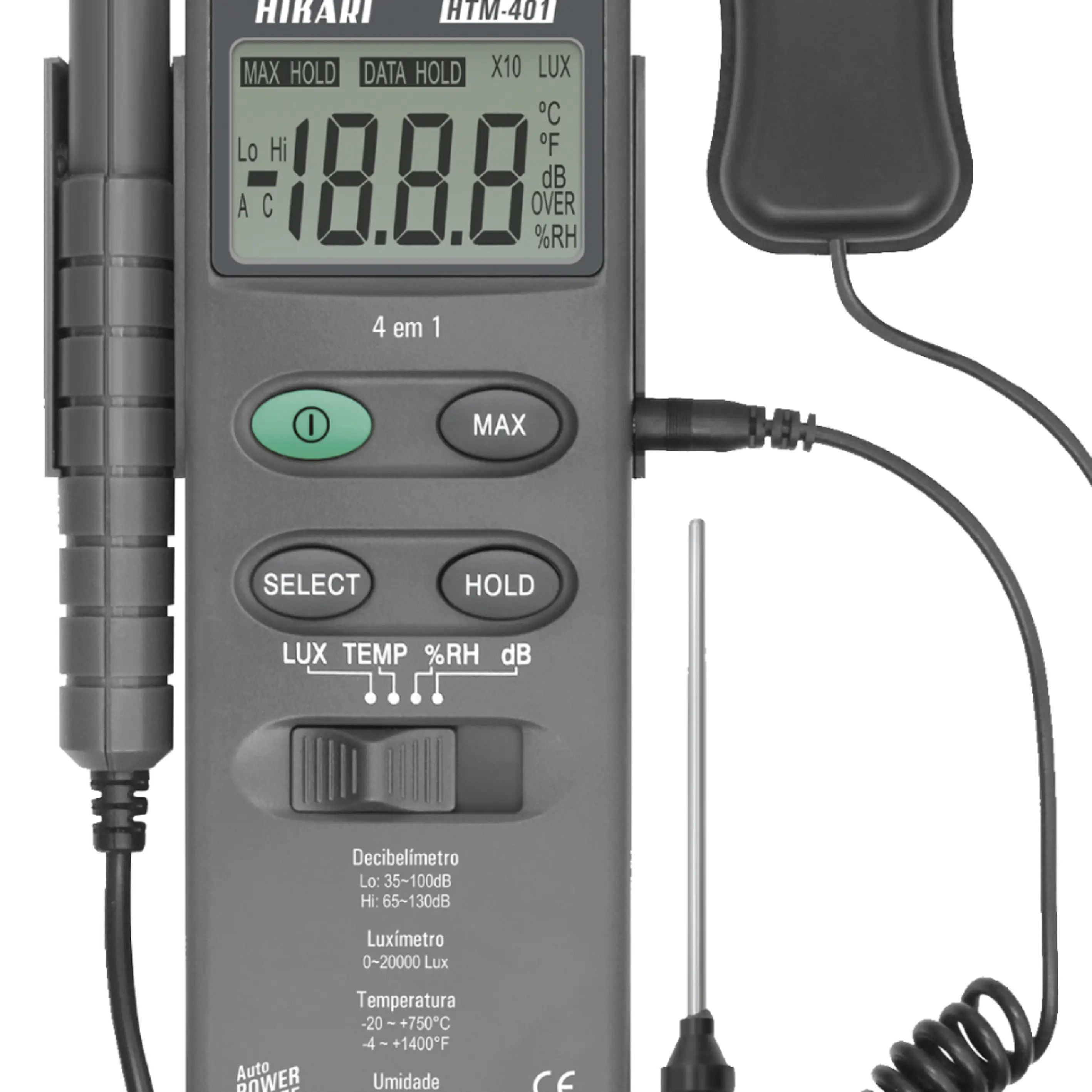 Testador Multifunções HTM-401 4 em 1 21N132N HIKARI 