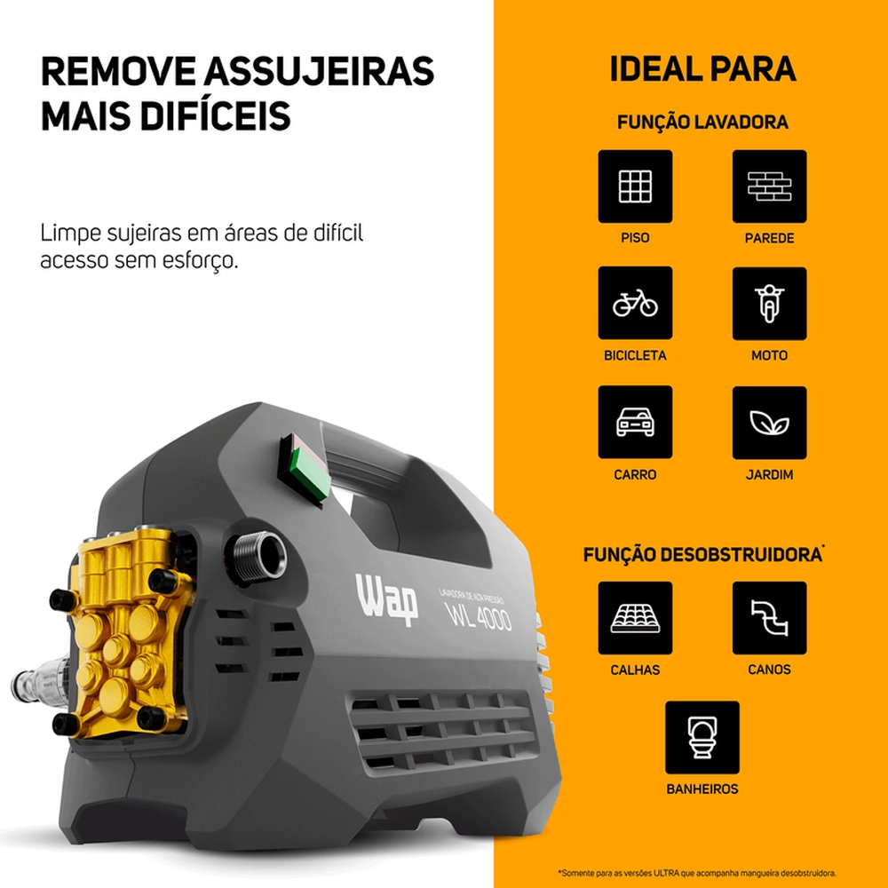 Lavadora Alta Pressão WL 4000 2000W 127V WAP 