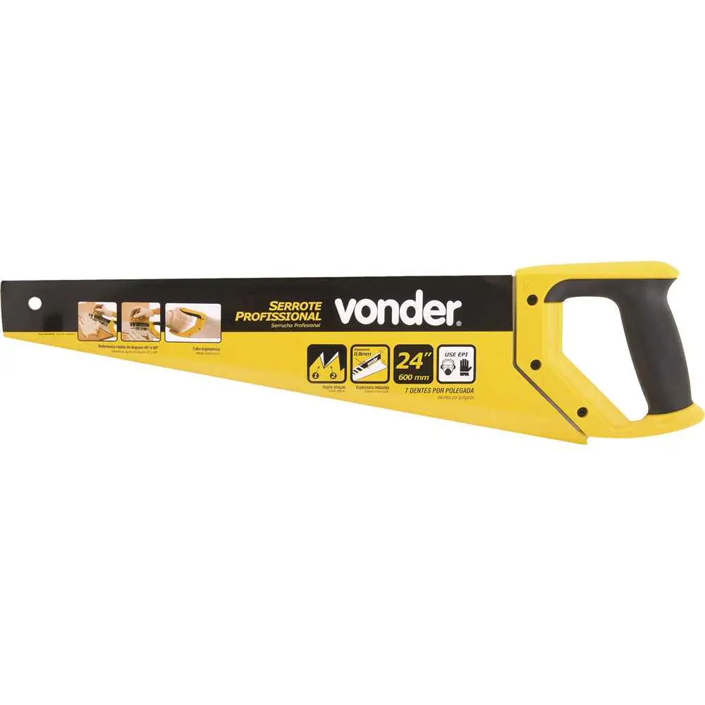 Serrote Vonder SE 024 24 pol. 609 mm Cabo Ergonômico Vonder