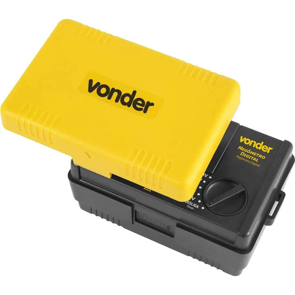 Megômetro Digital 1000 V com Bolsa e Iluminação Vonder