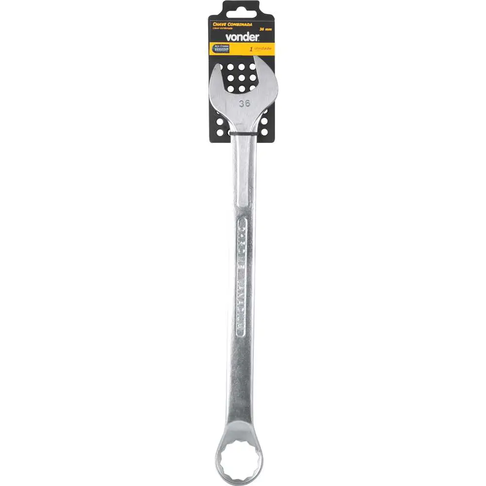 Chave Combinada 36mm em Aço Cromo Vanádio Vonder
