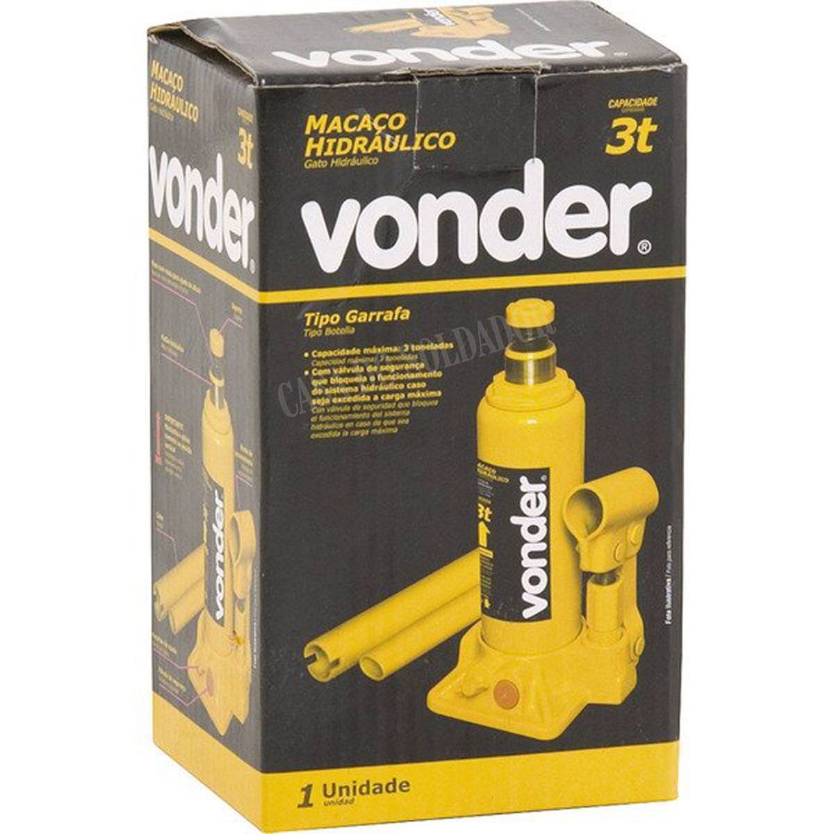 Macaco Garrafa 03 Toneladas - Vonder