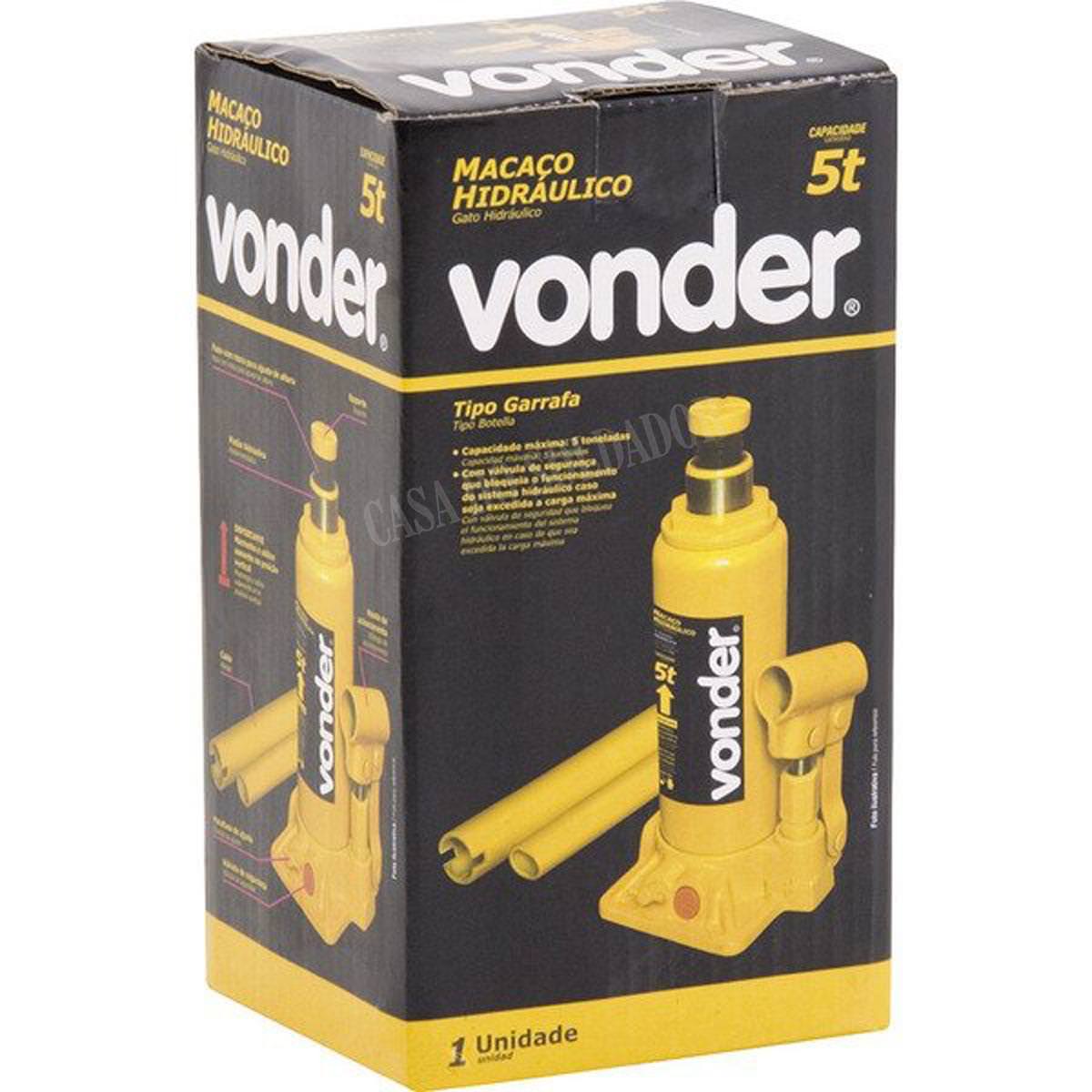 Macaco Garrafa 05 Toneladas - Vonder