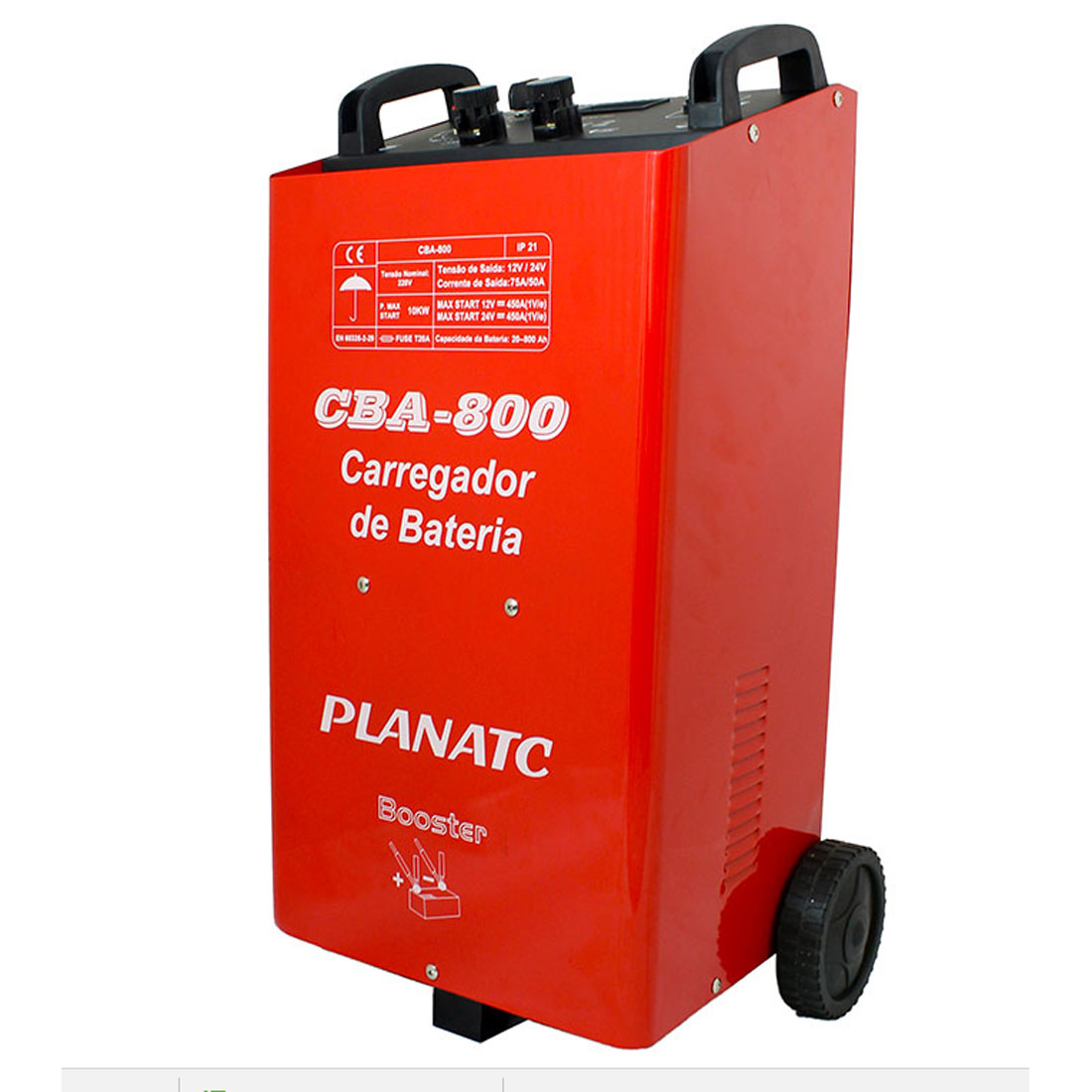 Carregador de Bateria Automotiva CBA800 75A Planatc